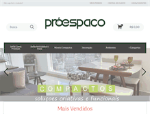 Tablet Screenshot of proespaco.com.br